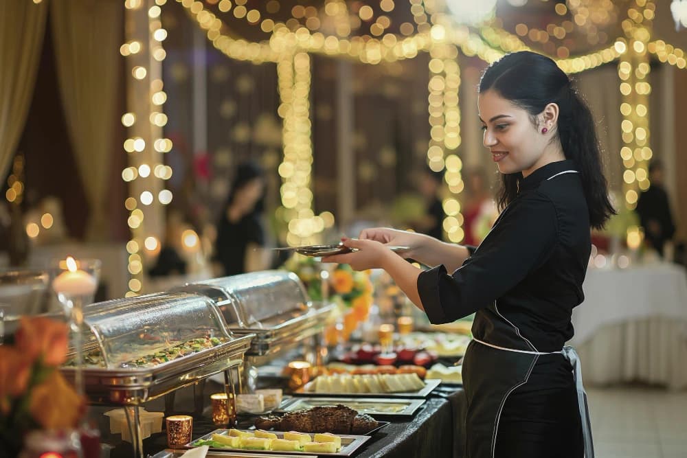 Buffet & LIVE Catering