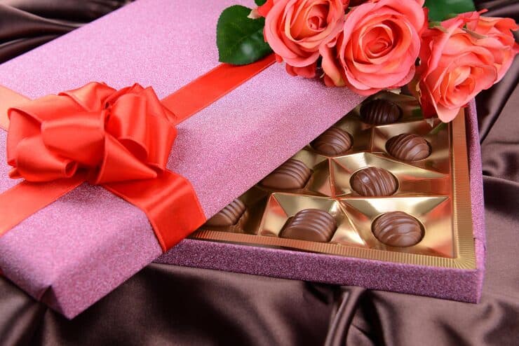 Flowers and chocolate gifts